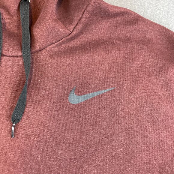 Nike Training Therma Mens 3XL Burgundy Pullover Sweatshirt Hoodie - Picture 4 of 11